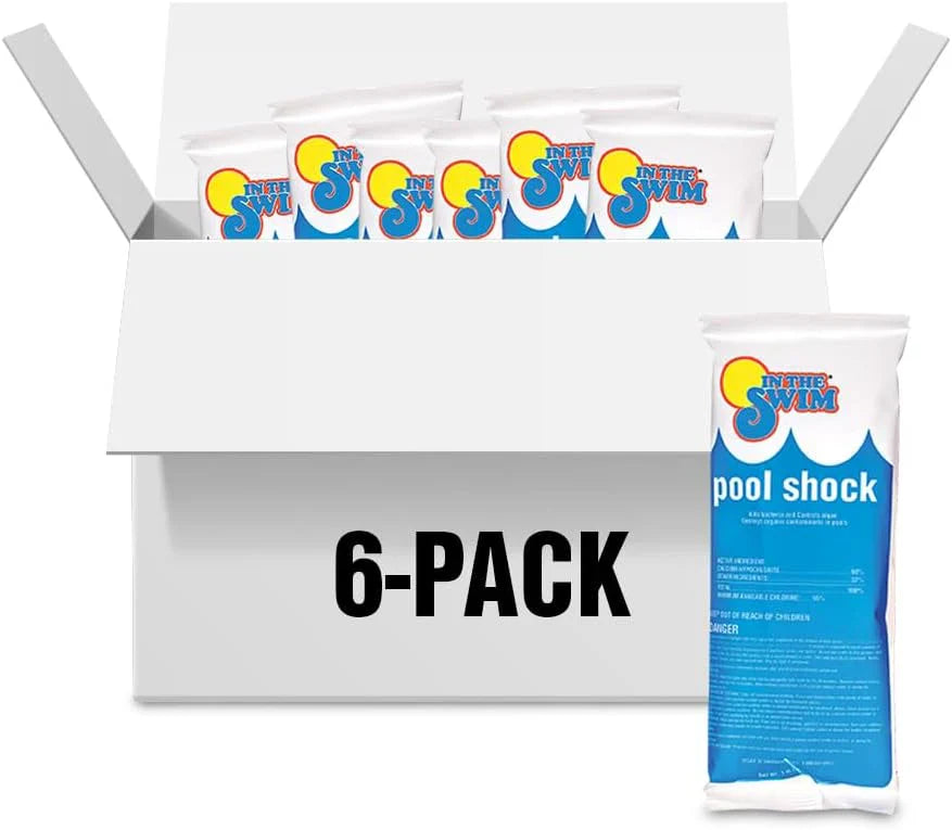 In The Swim Pool Shock 68% Cal-Hypo Granular Sanitizer for Crystal Clear Water Defends Against Bacteria, Algae, and Microorganisms