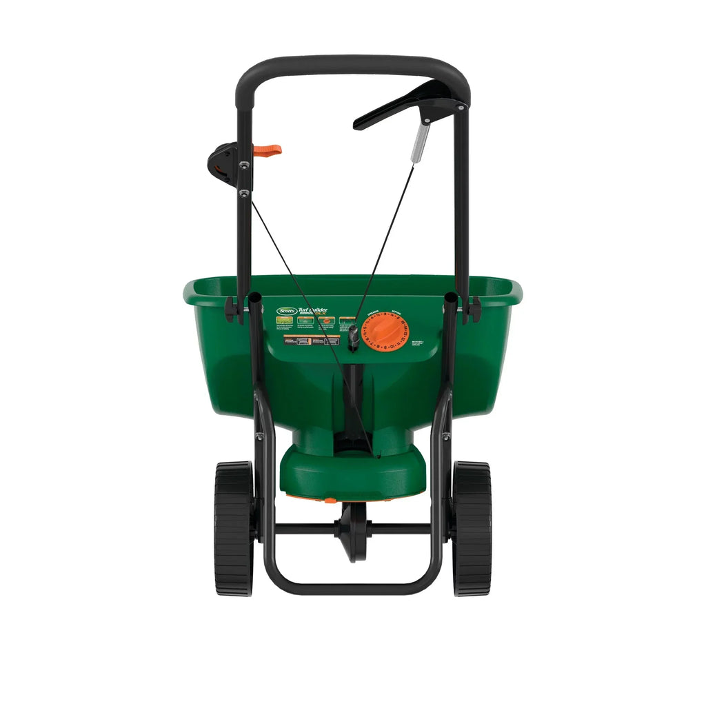 Turf Builder EdgeGuard DLX Broadcast Spreader 15,000 sq. ft.