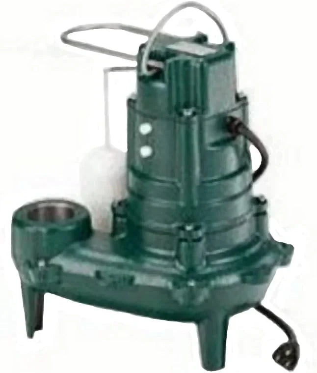 Waste-Mate 267-0001 Sewage Pump, 1/2 HP Automatic – Heavy-Duty Submersible Sewage, Effluent or Dewatering Pump